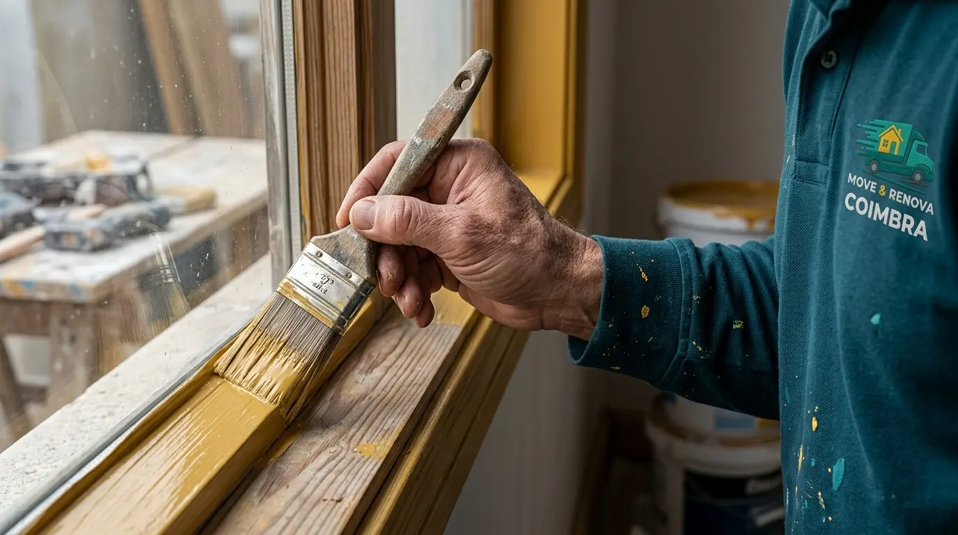 Pinturas de Interiores em Coimbra na cidade de Coimbra com acabamento profissional e atendimento rápido